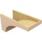 Ekena Millwork 10"W x 20"D x 10"H Wide Huntington Rough Cedar Woodgrain TimberThane Corbel, Primed Tan CORUR10X20X10HUNRCPR - alternate 5